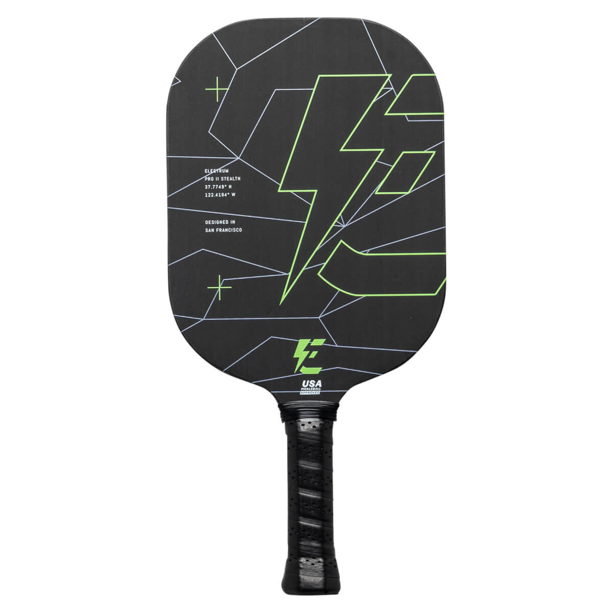 Electrum Pro II Stealth Carbon Fiber Pickelball Paddle: Image #439689