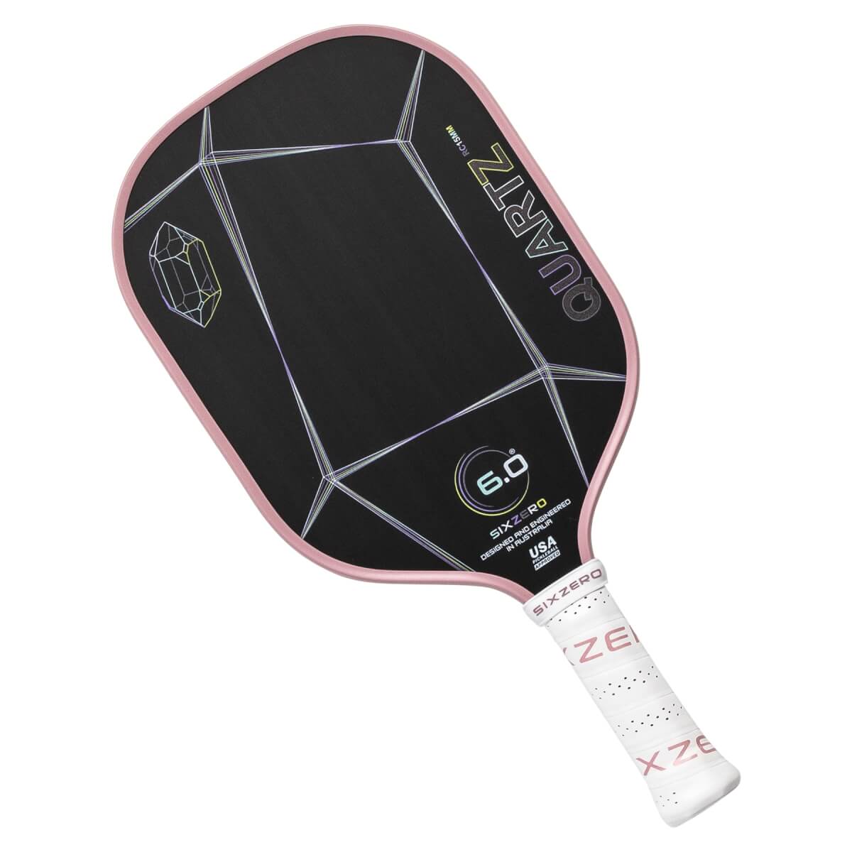 Six Zero Quartz 15mm Carbon Fiber Pickleball Paddle: Image #446477