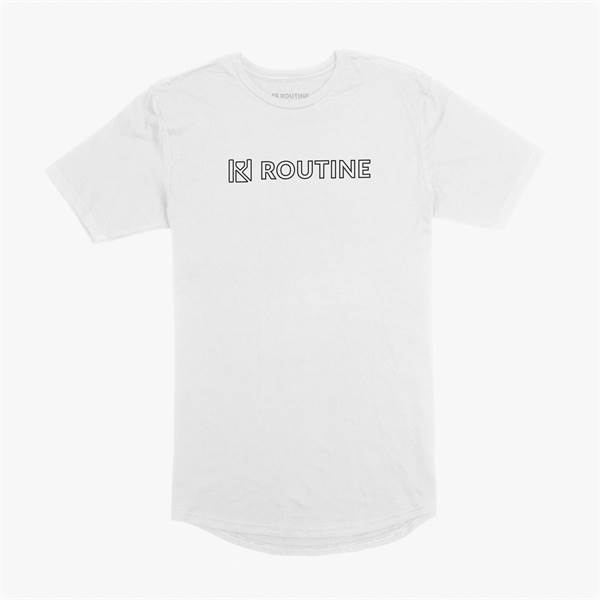 Classic Logo Curved Hem T-Shirt