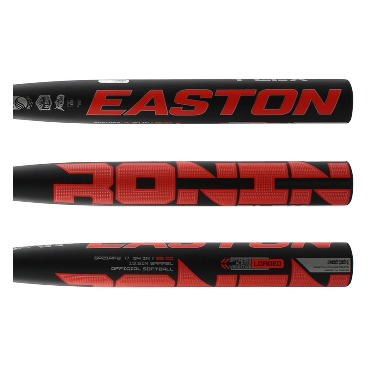 Easton Ronin Flex 13.5" Loaded Dual Stamp Slow Pitch Softball Bat