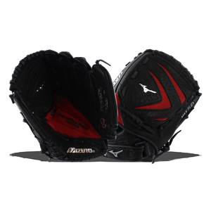 Mizuno Prospect Series Youth Black/Red Glove: GPT1150Y1: Image #307529
