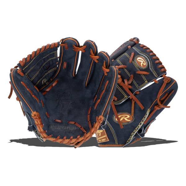 Rawlings Heart of the Hide Pro Label Denim 11.75" Baseball Glove: PRO205W-9D: Image #448682