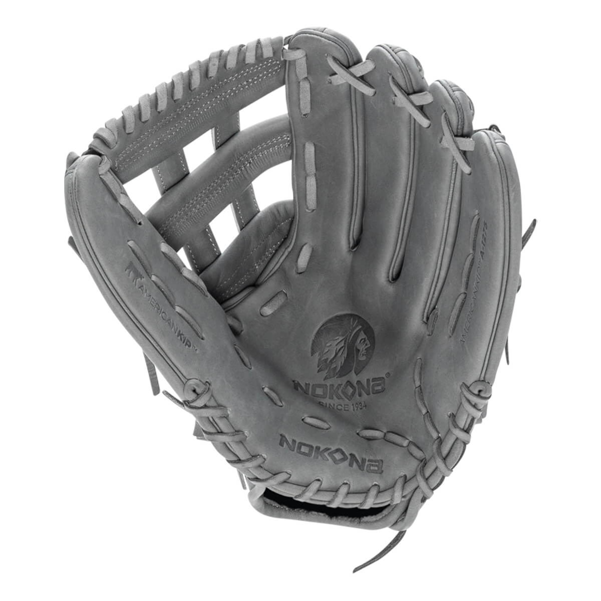 Nokona American Kip 12.75" Baseball Glove: A-1275HGR: Image #434480