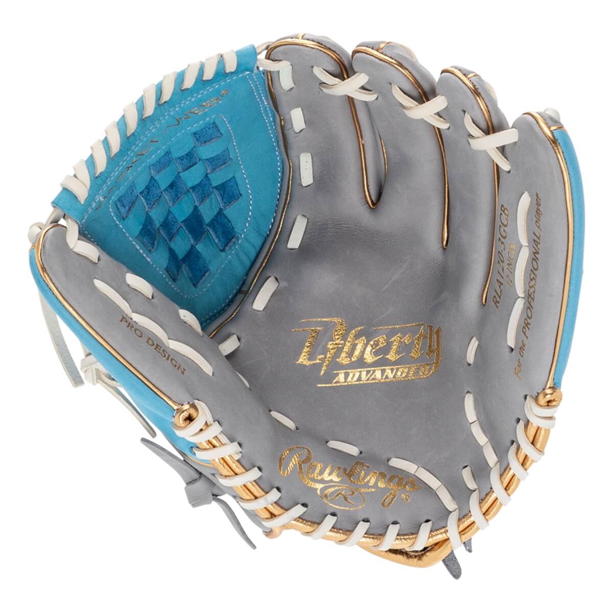 Rawlings Liberty Advanced Color Series 4.0 12" Fastpitch Softball Glove: RLA120-3GCB: Image #450319