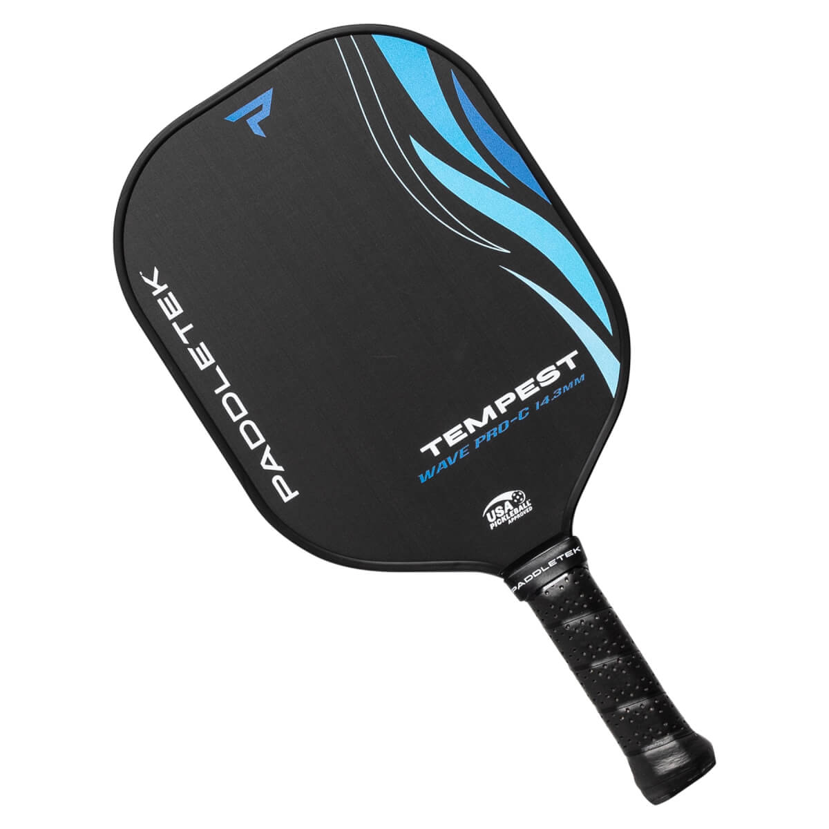 Paddletek Tempest Wave Pro-C 14.3mm Carbon Fiber Pickleball Paddle: Image #442942