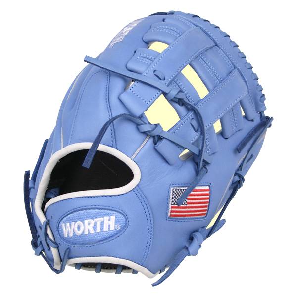Worth Liberty Advanced 13" Softball Glove LA130HCB Columbia Blue