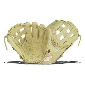 SSK White Line 12.75" Dimple Baseball Glove: S19W1275D: Image #374359