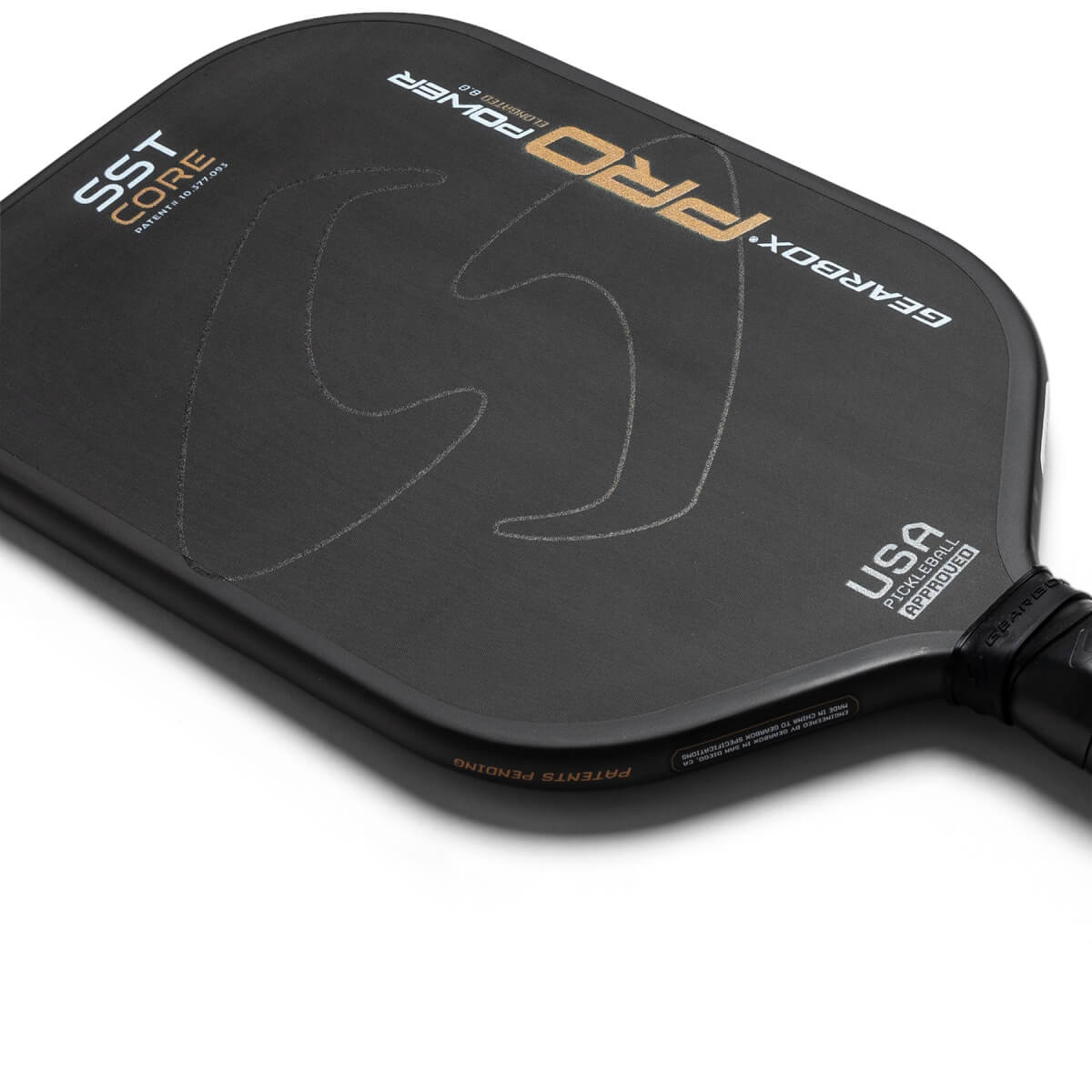 Gearbox Pro Power Elongated Carbon Fiber Pickleball Paddle: Image #438158