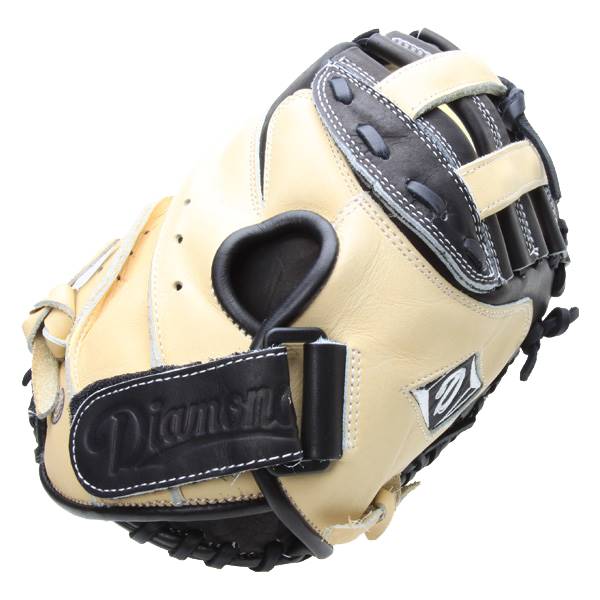 Diamond iX3 Elite Series: Fi325 Cream/Black Fastpitch Catcher's Mitt: Image #296439