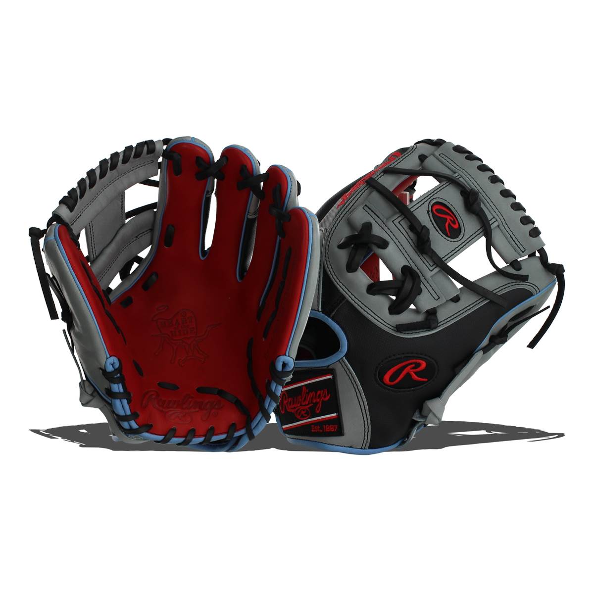 Gant De Baseball Rawlings Heart Of The Hide 11.5" - PRO204-2CBH - Bleu Carolina