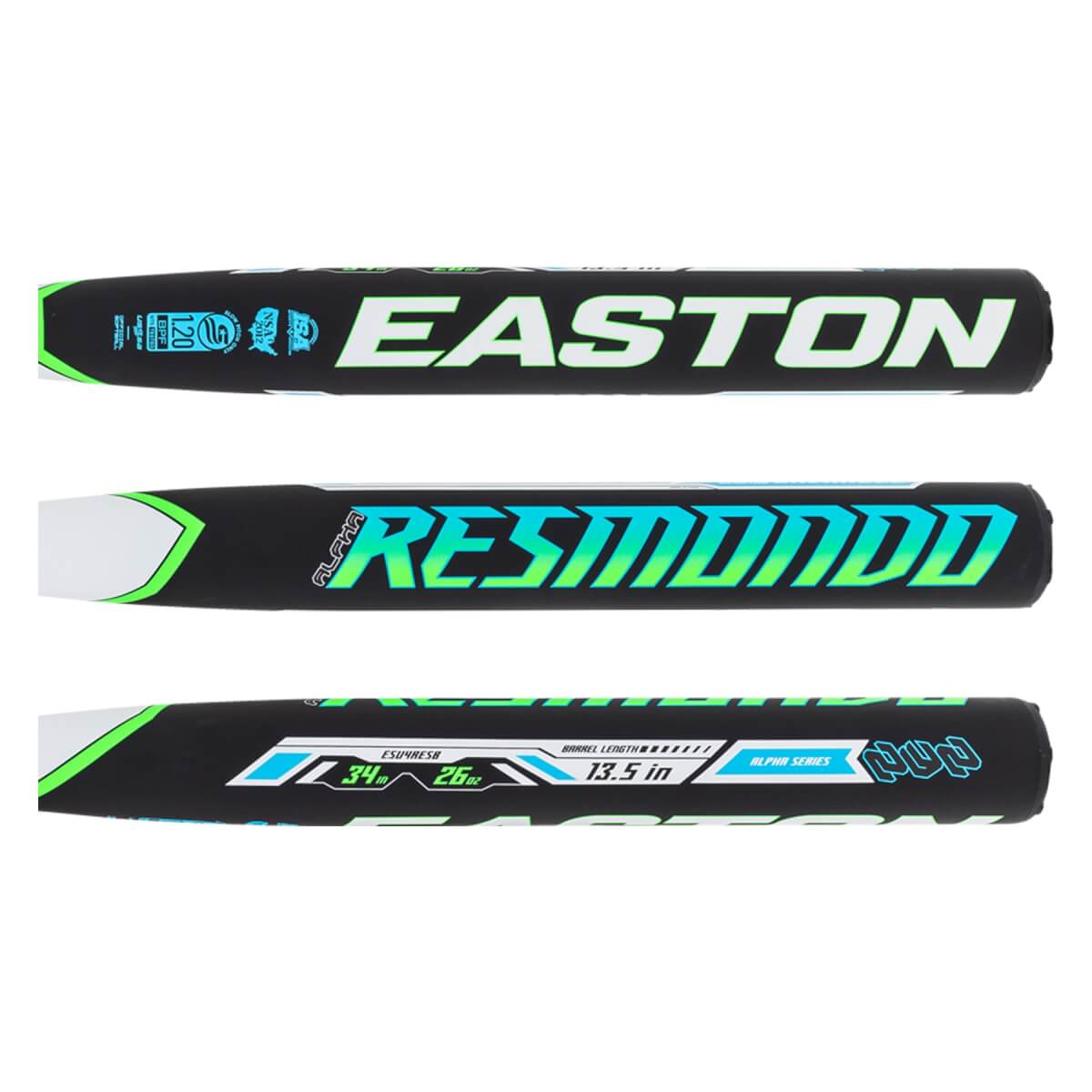 Mazza Da Softball Easton Resmondo Fire Flex Balanced 26oz - 2022 - USSSA - SP22RESB - Nuova