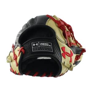 Under Armour Genuine Pro 11.5" Baseball Glove: UAFGGP-1150I Black | Cream | Red: Image #317524