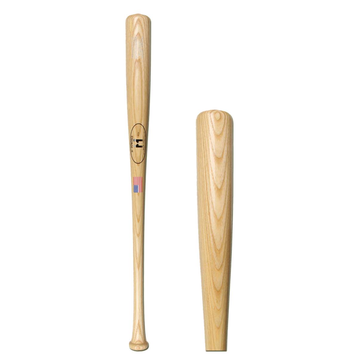 M^Powered Northern White Ash Baseball Bat NWA011 Natural Adult
