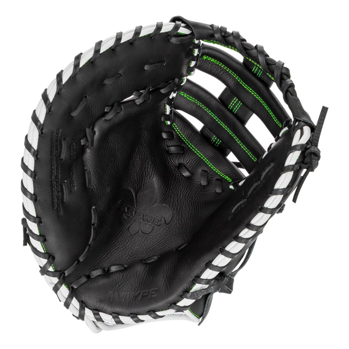 Marucci Krewe 12.5" Youth Baseball First Base Mitt: MFG3KR37S1-BK/NG: Image #446319