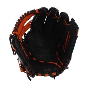 Mizuno MVP Prime SE Baseball Glove: GMVP1154PSE4- Black/Orange: Image #308962