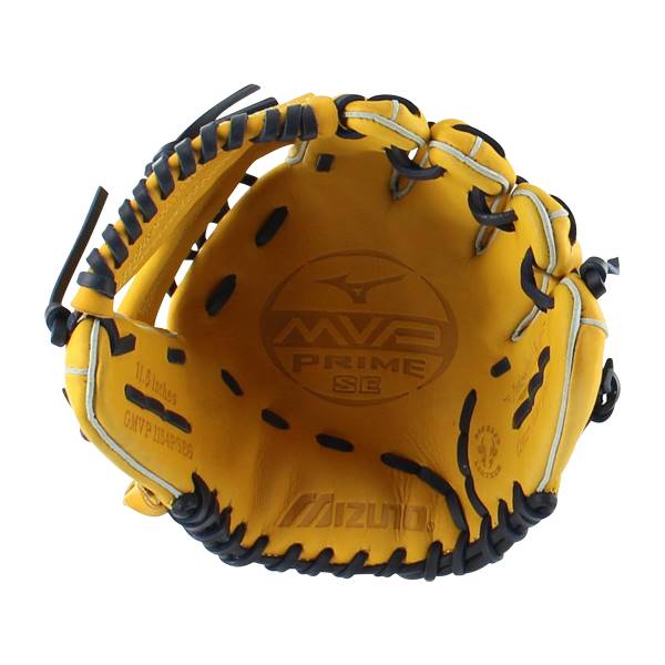 Mizuno MVP Prime SE 11.5" Baseball Glove: GMVP1154PSE6 Cork / Navy: Image #314284