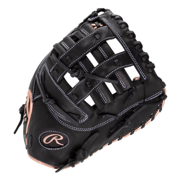 Rawlings R9 12.5" Fastpitch Softball First Base Mitt: RR9SBFBM-17B: Image #447112