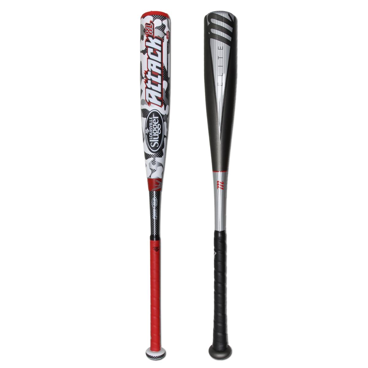 Bat Pack Louisville Slugger Attack XL and Marucci Elite SLAT14RX and MSBE14