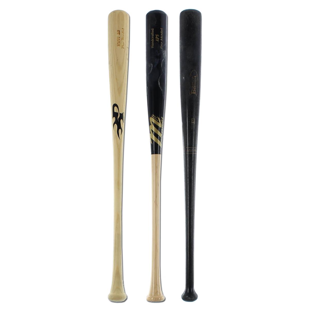 Practice Bat Pack 32 Inch Marucci AP5 Maple Wood Baseball Bat and Baum