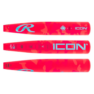 Rawlings Icon Electric Unicorn BBCOR Baseball Bat: RBB5IPK: Image #453244