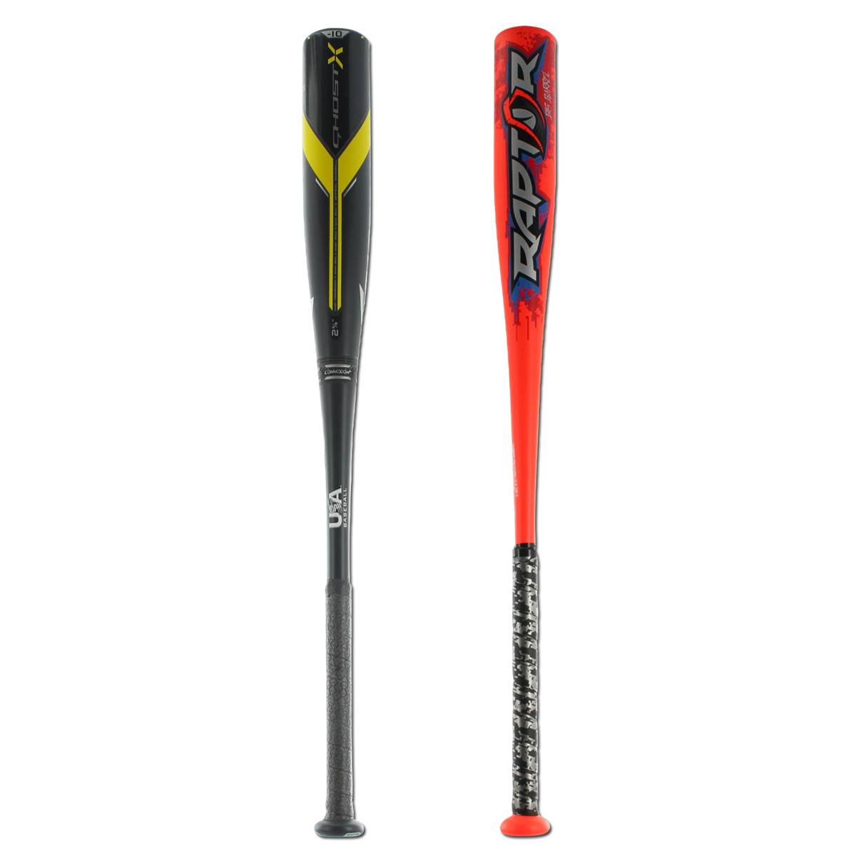 Bat Pack | Easton Ghost X -10 and Rawlings Raptor -8 USA Baseball Bats ...