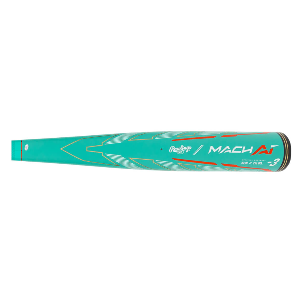Rawlings Mach AI BBCOR Baseball Bat: RBB4MC3: Image #437378