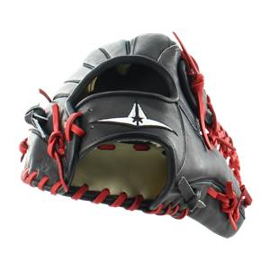 All Star System Seven 12.5" Baseball Glove: FGS7-OF Black / Red: Image #317100