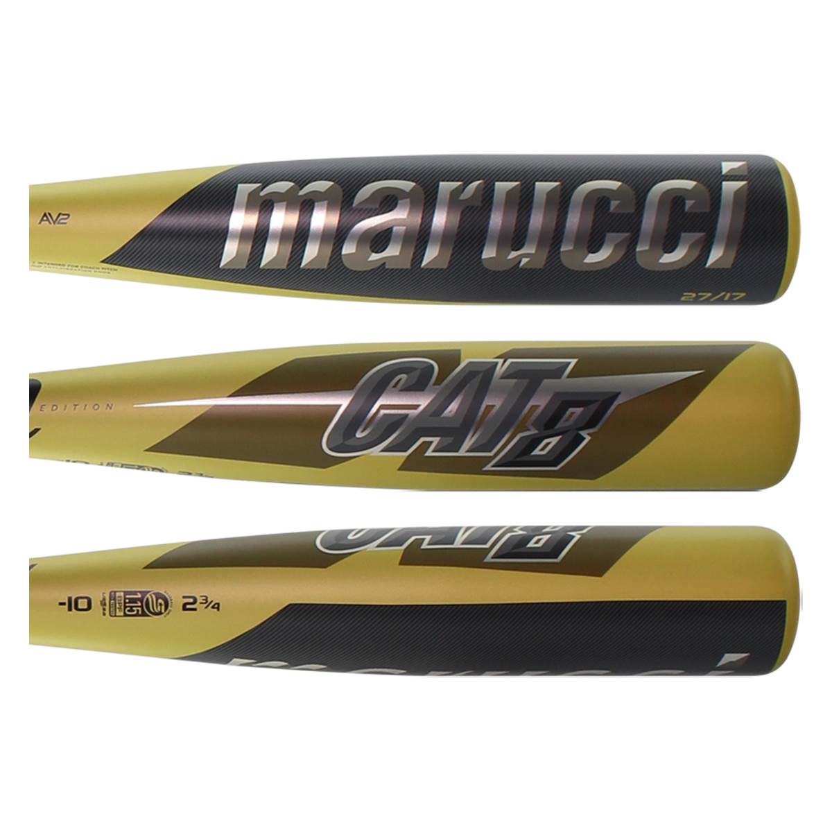 Marucci CAT 8 10 Junior Big Barrel Baseball Bat MJBBC8GB