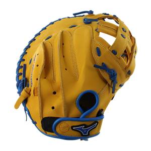 Mizuno MVP Prime SE 34" Fastpitch Softball Catcher's Mitt: GXS50PSE6 Cork / Royal: Image #315468
