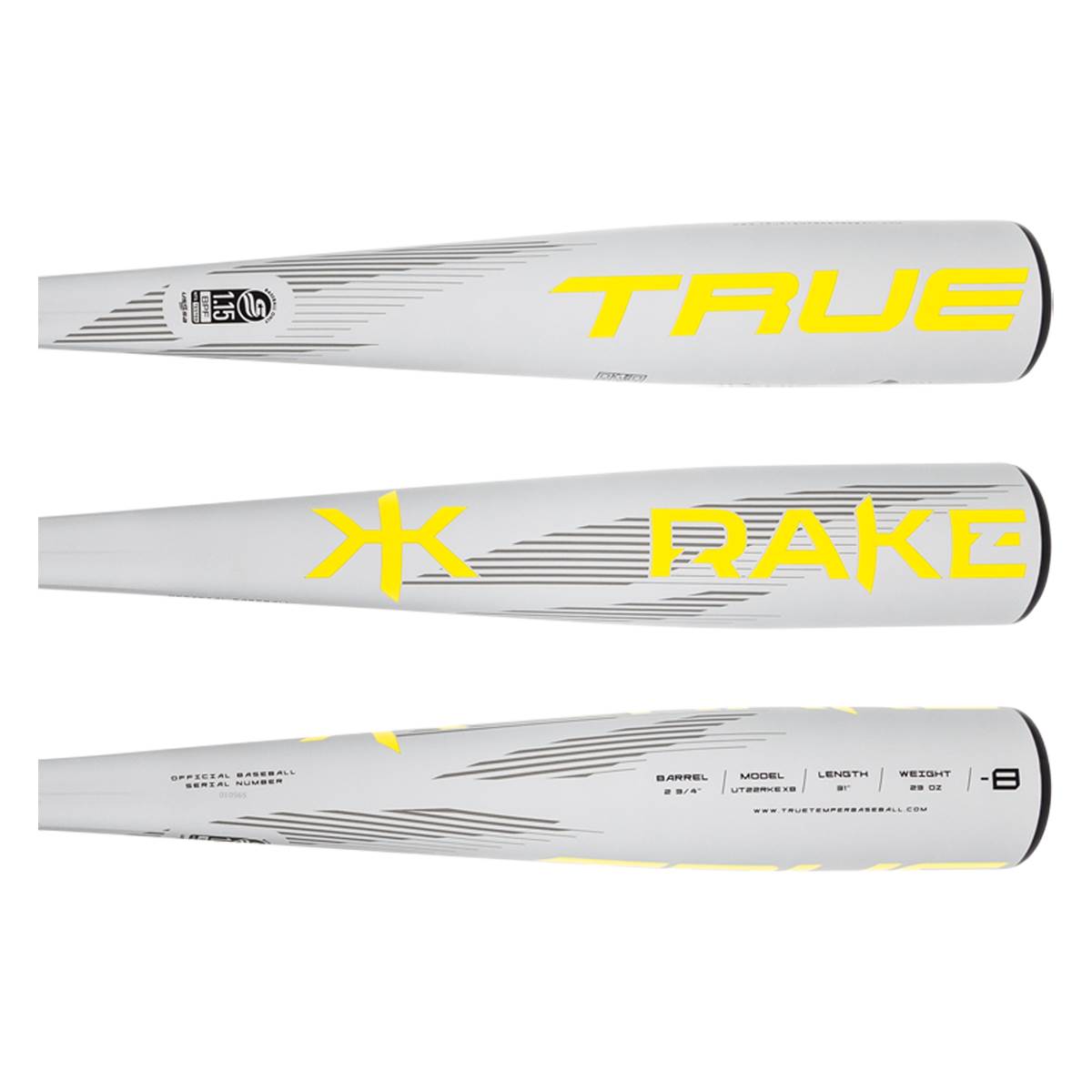 TRUE TEMPER RAKE -8 USSSA Baseball Bat: UT22RKEX8: Image #408767