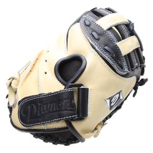 Diamond iX3 Elite Series: Fi325 Cream/Black Fastpitch Catcher's Mitt: Image #296439