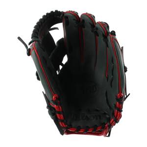 日本未発売 MLBプロモデル Wilson A1000 グローブ 黒/赤 Wilson A1000 11.5