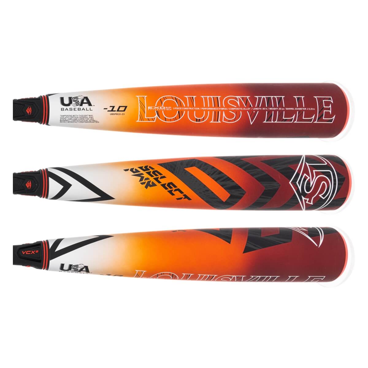 Louisville Slugger Select PWR 10 USA Baseball Bat (WBD2660010