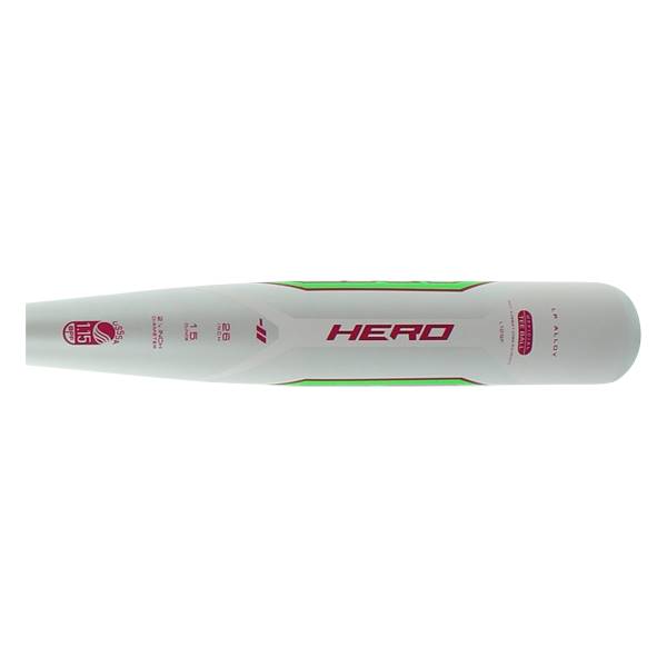 Axe Hero 11 2 1/4" Tee Ball Bat L129F White / Green / Pink