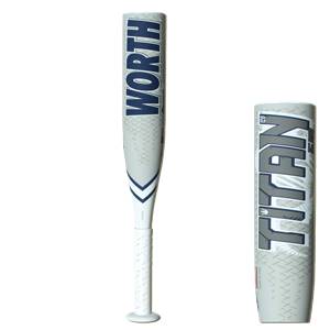 Batte De Softball Worth Titan 34" 28 Oz – Diamètre 2 1/4 – Modèle Toxic Titan 98