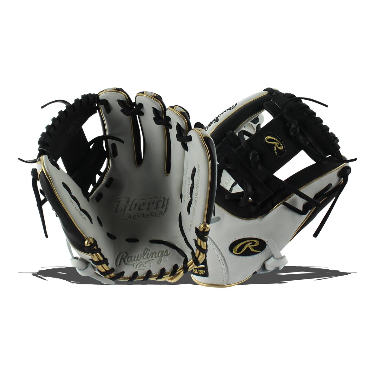 Rawlings Liberty Advanced Color Series 11.75" Fastpitch Softball Glove: RLA315SB-2WBG: Image #316912