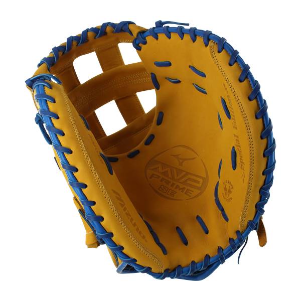Mizuno MVP Prime SE 34" Fastpitch Softball Catcher's Mitt: GXS50PSE6 Cork / Royal: Image #315463