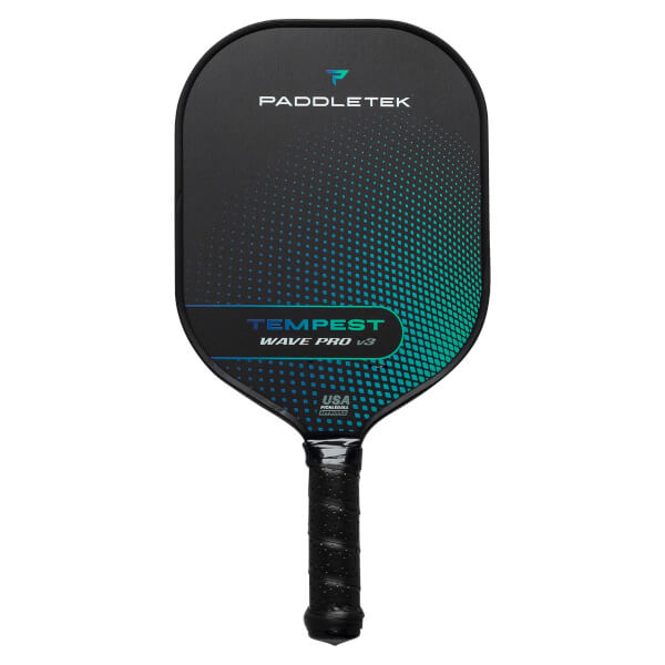 Paddletek Tempest Wave Pro V3 Middleweight Carbon Fiber Pickleball Paddle: Image #439199