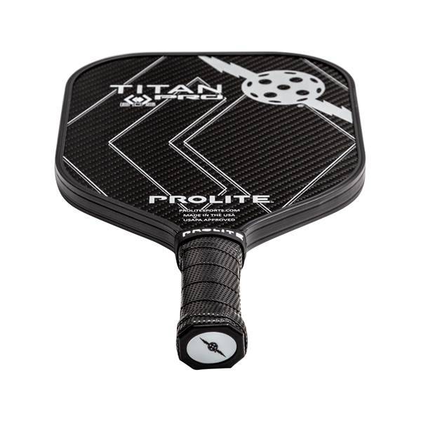 PROLITE Titan Pro Black Diamond Series Middleweight Carbon Fiber Pickleball Paddle: Image #405859