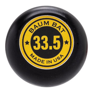 Baum Bat Gold Stock Pro Standard Maple Wood Baseball Bat: BBMSGSTKPRO3-BK: Image #442488