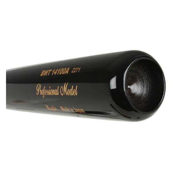 Zett Professional Model Maple Wood Baseball Bat: Z271M Black