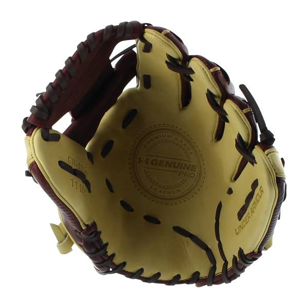 Under Armour Genuine Pro 11.5" Baseball Glove: UAFGGP-1150I Black Cherry | Cream: Image #317376