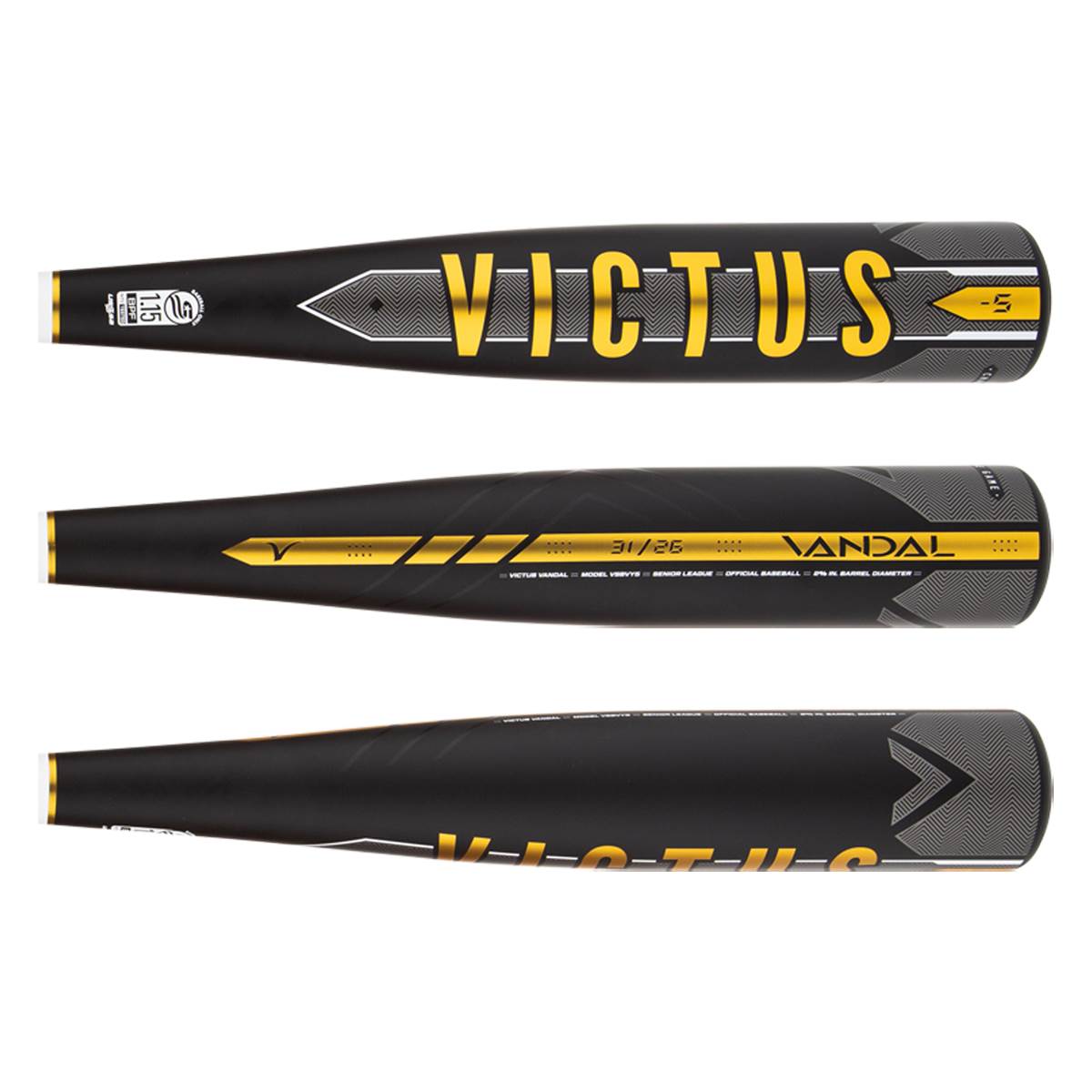 Victus Vandal -5 2 5/8" USSSA Baseball Bat (VSBVY5) | JustBats.com
