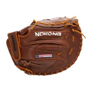 Nokona Walnut 14" Slow Pitch First Base Mitt: W-N80C: Image #410094