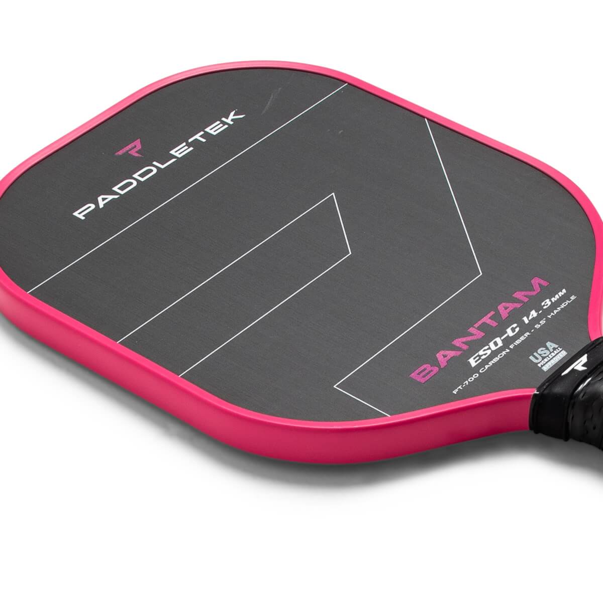 Paddletek Bantam ESQ-C 14.3mm Carbon Fiber Pickleball Paddle: Image #451461