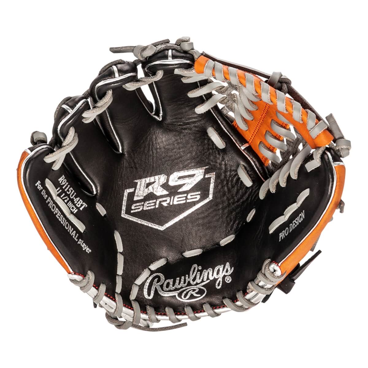 Rawlings R9 ContoUR Fit 11.5" Youth Baseball Glove: R9115U-4BT: Image #428007