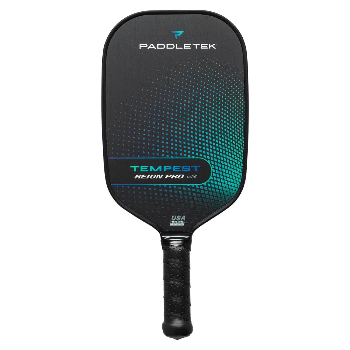 Paddletek Tempest Reign Pro V3 Middleweight Carbon Fiber Pickleball Paddle: Image #437598