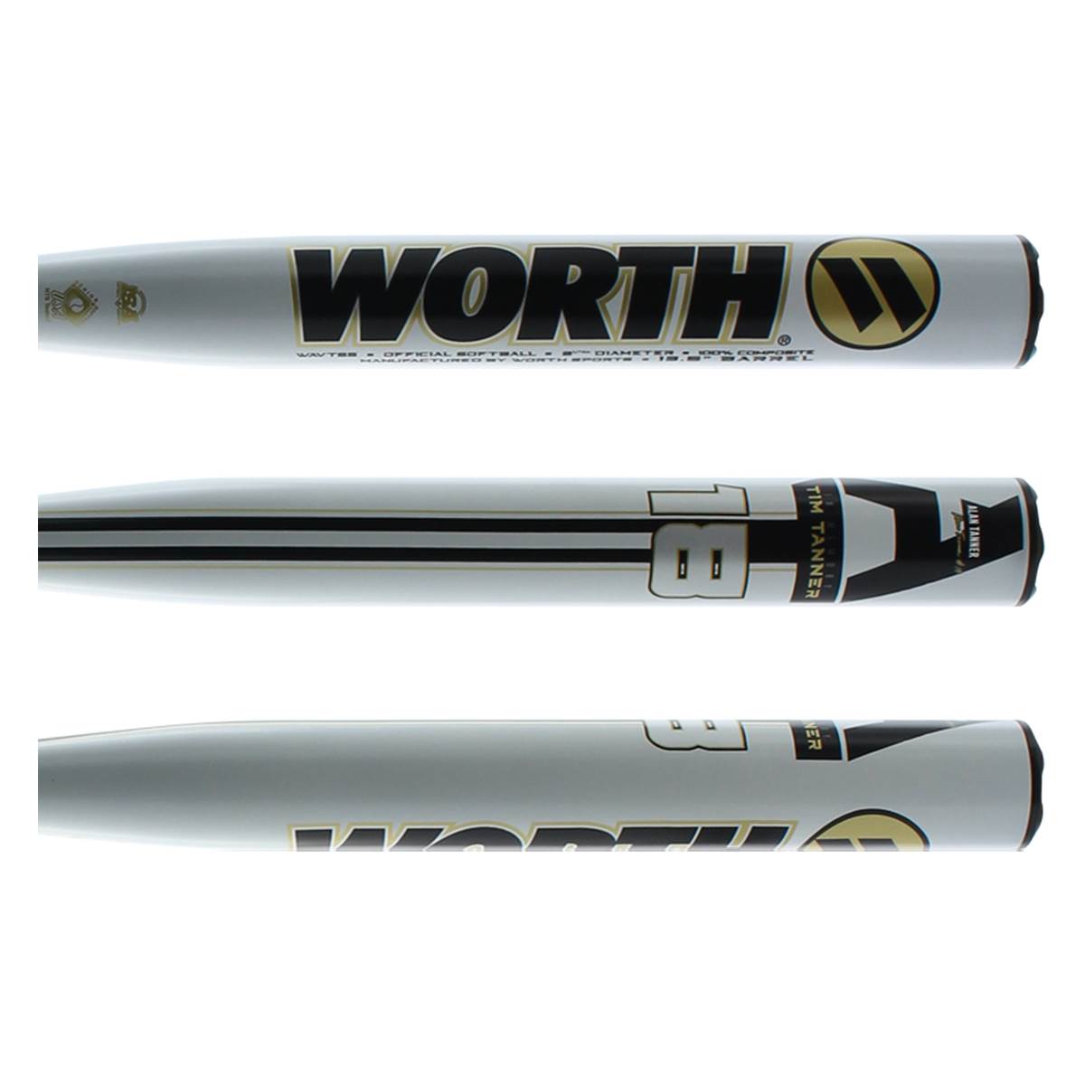 Worth AT 13.5" XL Senior Slow Pitch Softball Bat (WAVTSS)