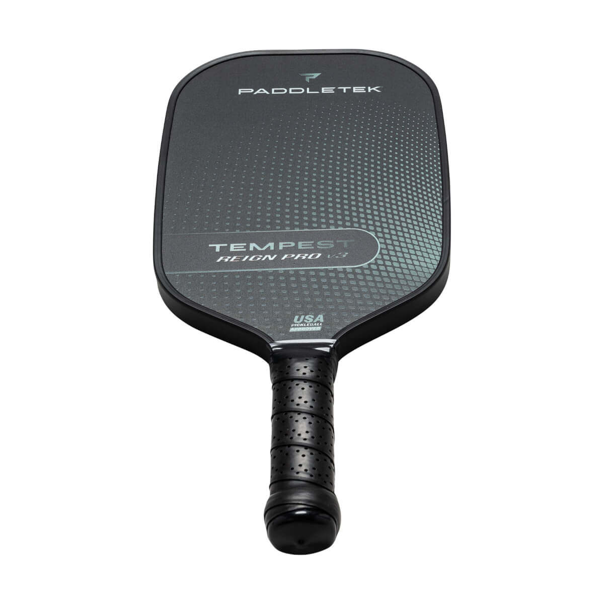 Paddletek Tempest Reign Pro V3 Middleweight Carbon Fiber Pickleball Paddle: Image #437608