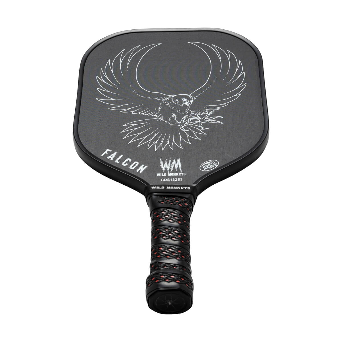 Wild Monkeys Falcon Raw Carbon Fiber Pickleball Paddle: Image #432118